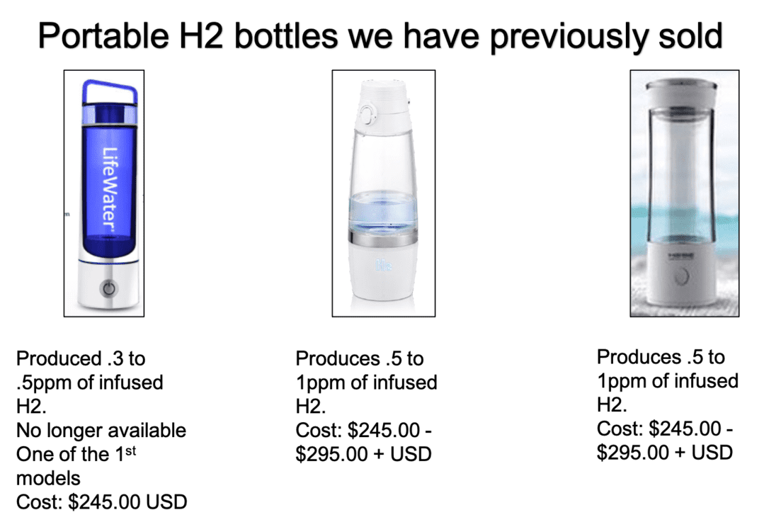 A Collage of Different Water Bottles